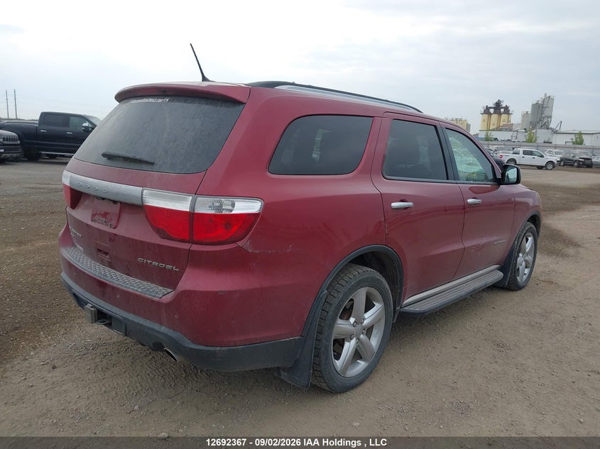Vin: 1c4sdjet9dc701176, lot: 3114936, dodge durango citadel 20134