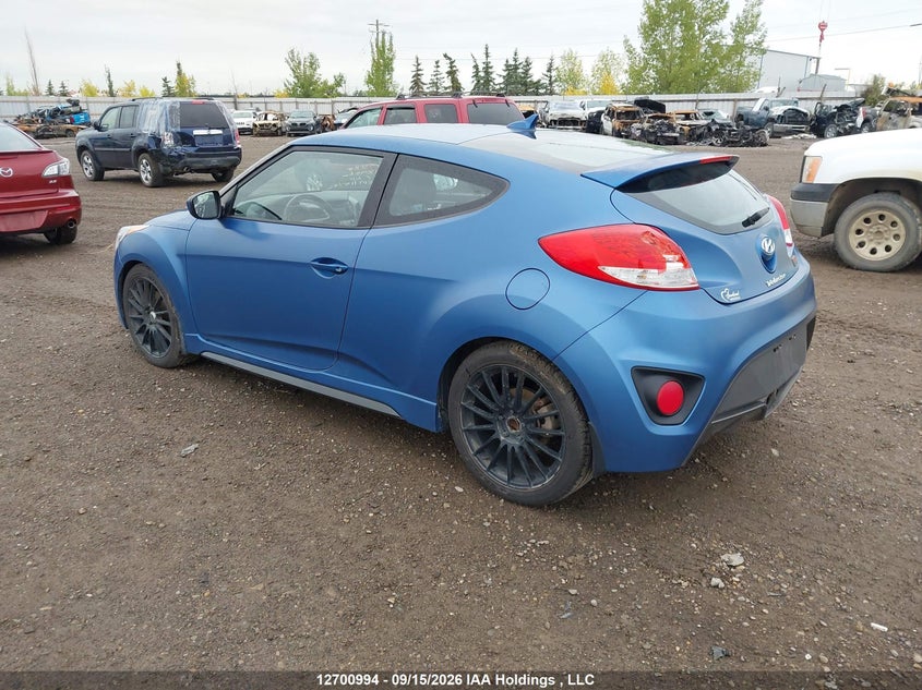 Vin: kmhtc6ae8gu259528, lot: 3114940, hyundai veloster rally 20163
