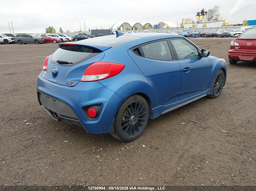 Vin: kmhtc6ae8gu259528, lot: 3114940, hyundai veloster rally 20164