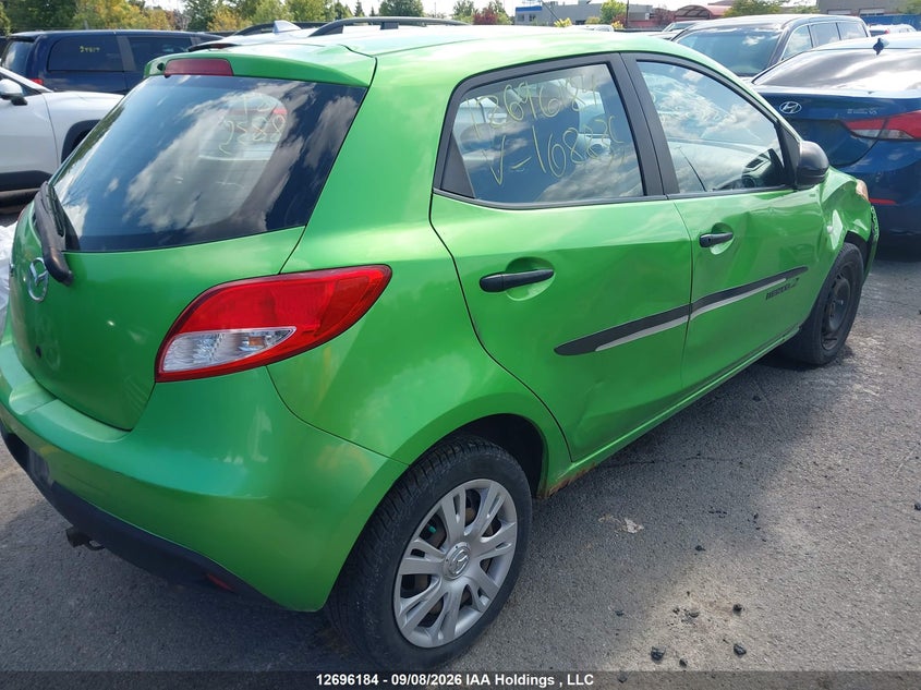 Vin: jm1de1ky9d0168835, lot: 3114965, mazda mazda2 gx 20134