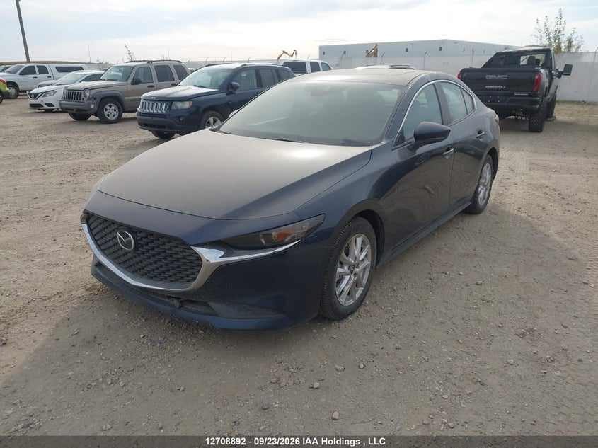 2022 Mazda Mazda3 Gs, Right Rear, IAAI, VIN 3MZBPACL8NM308079 — photo 2