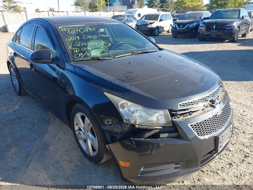 2014 Chevrolet Cruze Diesel, Удар спереди, IAAI, VIN 1G1P75SZ8E7234882