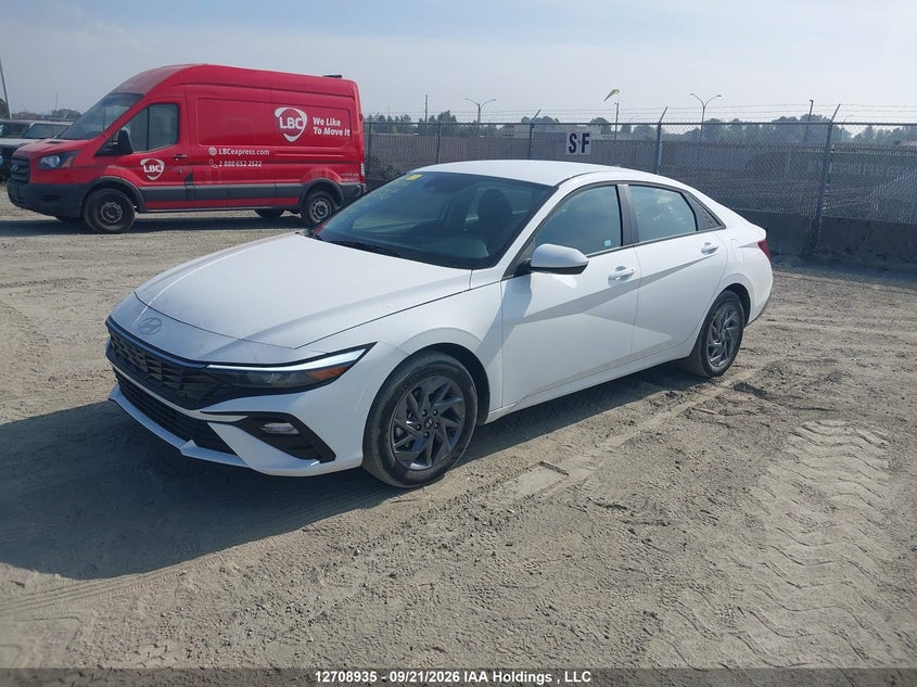 2026 Hyundai Elantra Sel Sport, Удар сзади, IAAI, VIN KMHLM4DG1TU259587 — фото 2