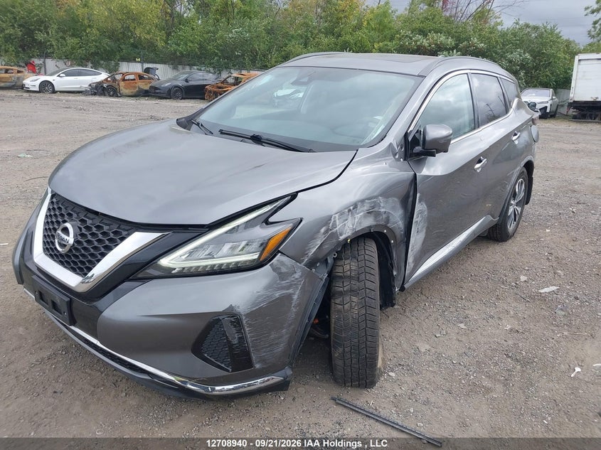 Vin: 5n1az2bs9mc113854, lot: 3115056, nissan murano sv 20212