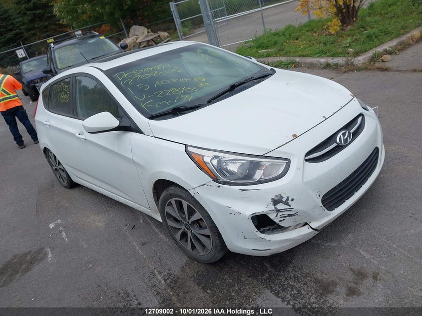 Vin: kmhct5ae8fu228403, lot: 3115118, hyundai accent gs 20151