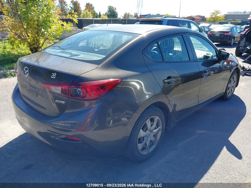Vin: jm1bm1u70f1231848, lot: 3115131, mazda mazda3 gx 20154