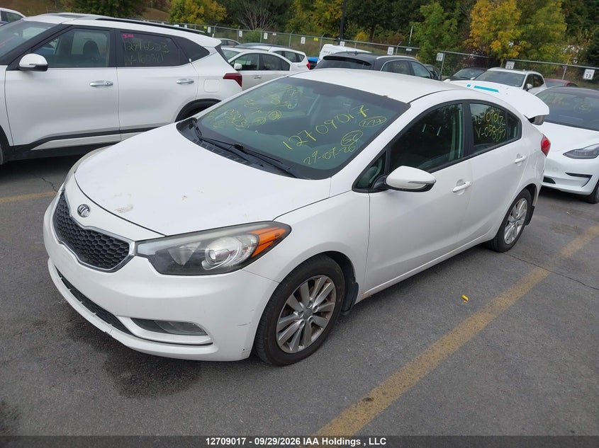 Vin: knafx4a68e5058235, lot: 3115133, kia forte 20142