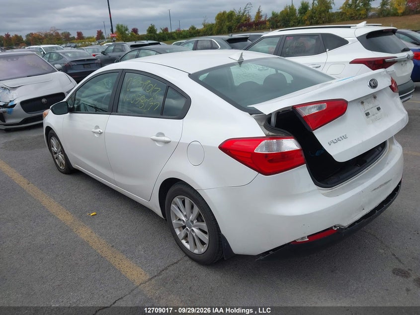 Vin: knafx4a68e5058235, lot: 3115133, kia forte 20143