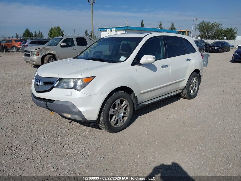 2008 Acura MDX, Удар ззаду, IAAI, VIN 2HNYD28298H000654 — фото 2