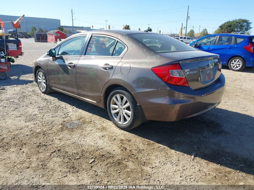 Vin: 2hgfb2f94ch021781, lot: 3115221, honda civic ex-l 20123