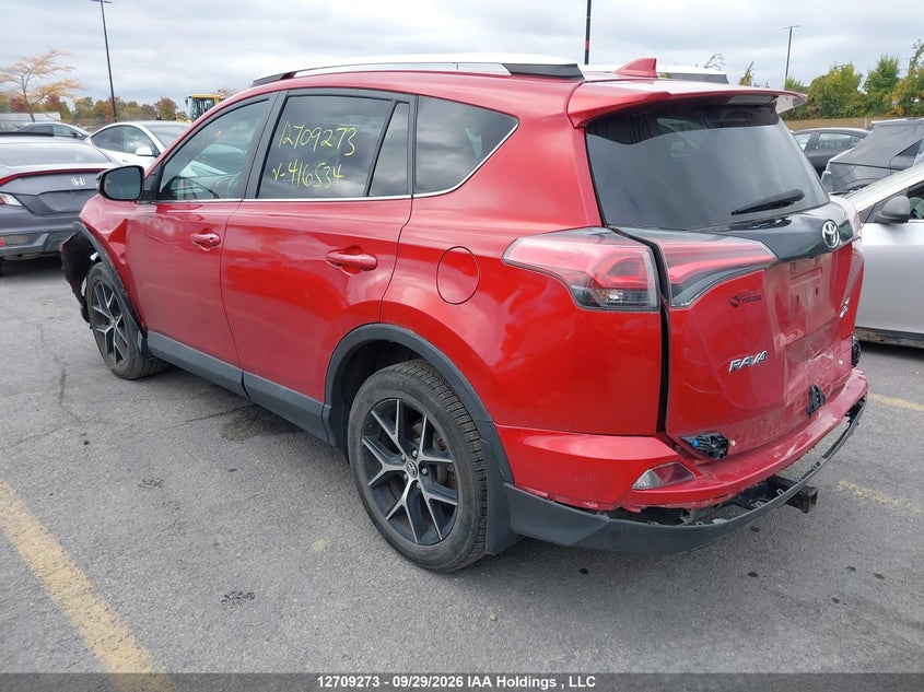 Vin: 2t3jfrev9gw416534, lot: 3115393, toyota rav4 se 20163