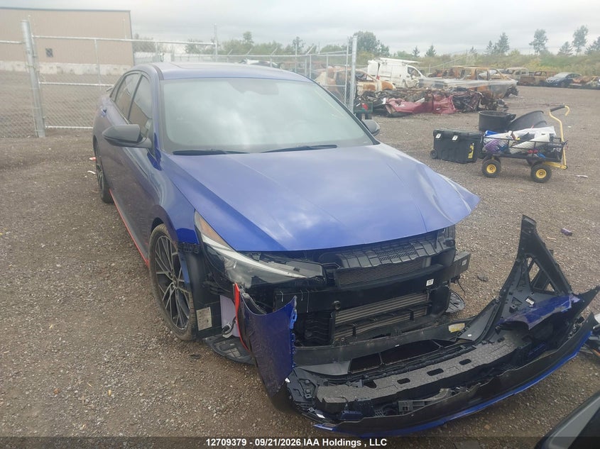 2023 Hyundai Elantra N, Удар спереди, IAAI, VIN KMHLW4AK8PU017081