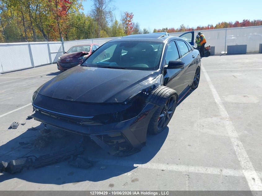 2025 Hyundai Elantra N Dct, Front, IAAI, VIN KMHLW4DK0SU033781 — photo 2