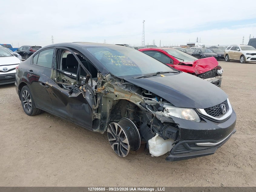 2015 Honda Civic Lx, Правый бок, IAAI, VIN 2HGFB2F56FH023176