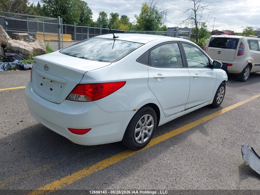 Vin: kmhct4ae0du294435, lot: 3115781, hyundai accent gl 20134