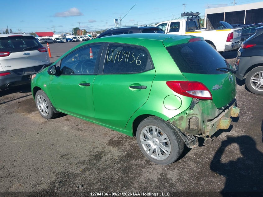 Vin: jm1de1hy6b0127177, lot: 3115796, mazda mazda2 gs/gx 20113