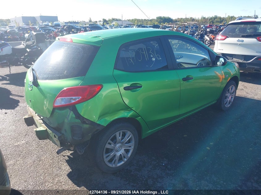 Vin: jm1de1hy6b0127177, lot: 3115796, mazda mazda2 gs/gx 20114