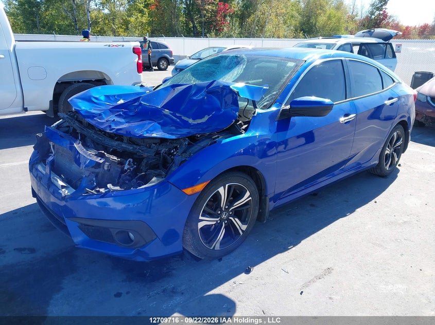 Vin: 2hgfc1f97jh108143, lot: 3115874, honda civic touring 20182