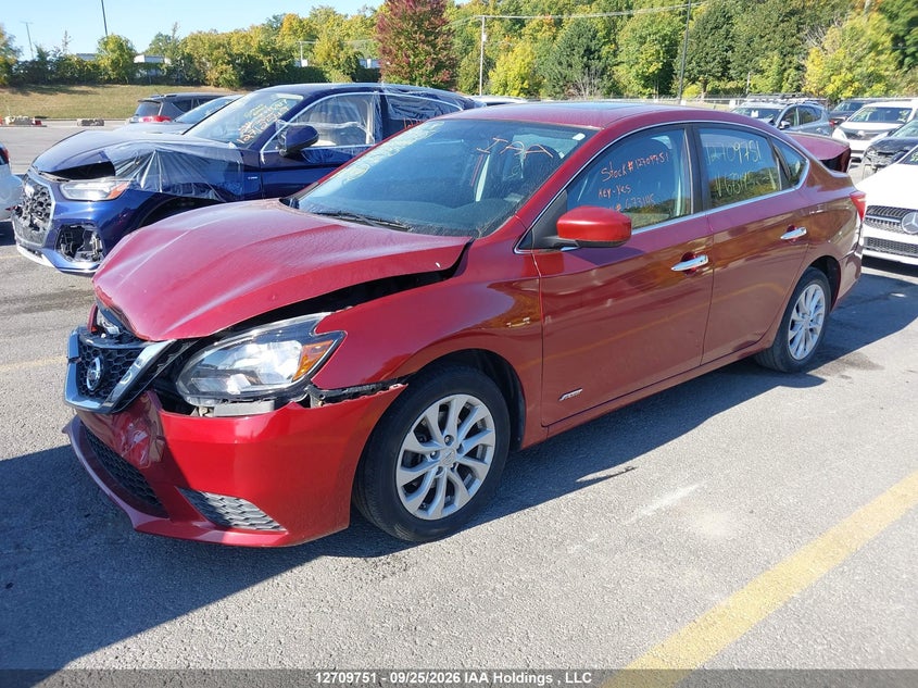 2016 Nissan Sentra, Front, IAAI, VIN 3N1AB7AP9GL673145 — photo 2