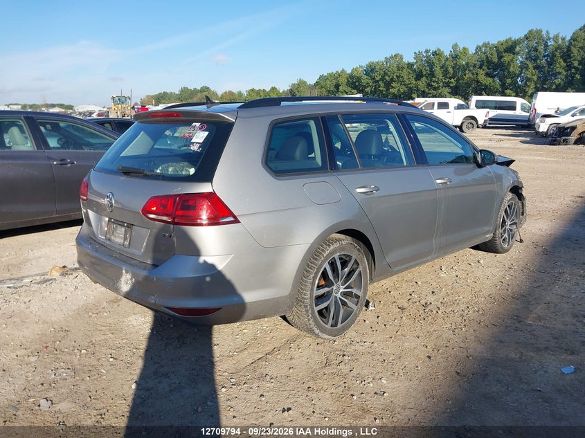 Vin: 3vwc17au6hm505034, lot: 3115954, volkswagen golf sportwagen s/se/sel 20174