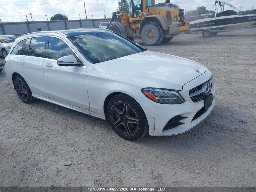 2019 Mercedes-Benz C 300 4Matic, Левый бок, IAAI, VIN WDDWH8EB3KF858905