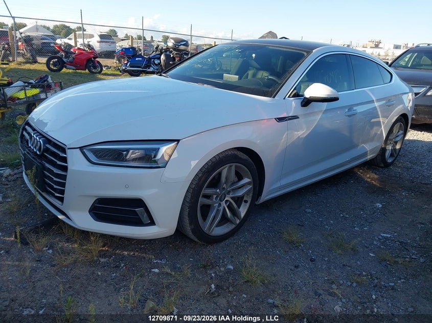 2019 Audi A5, Удар спереду, IAAI, VIN WAUCNCF59KA078693 — фото 2