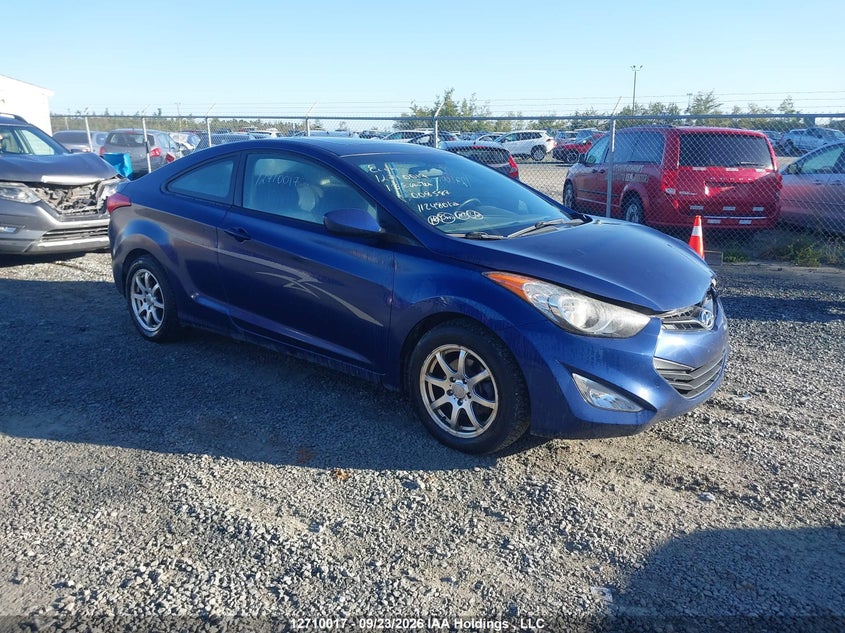 2013 Hyundai Elantra Gls, Front, IAAI, VIN KMHDH6AE6DU008587