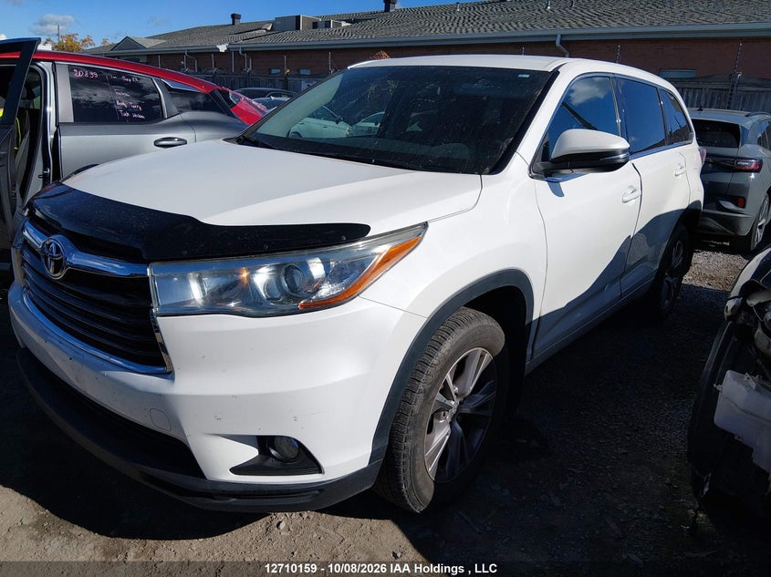 Vin: 5tdbkrfh6fs197184, lot: 3116322, toyota highlander le/le plus 20152