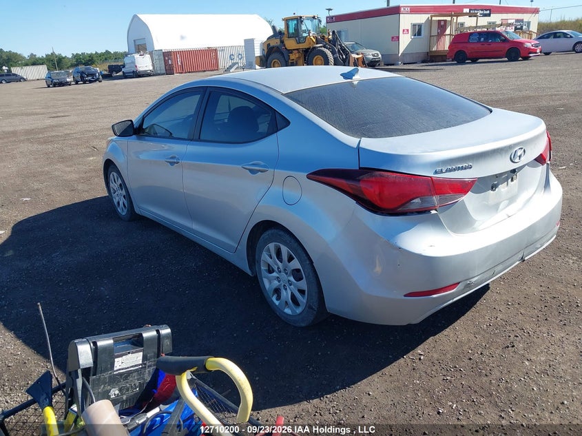 Vin: 5npdh4ae3eh497972, lot: 3116365, hyundai elantra se/sport/limited 20143