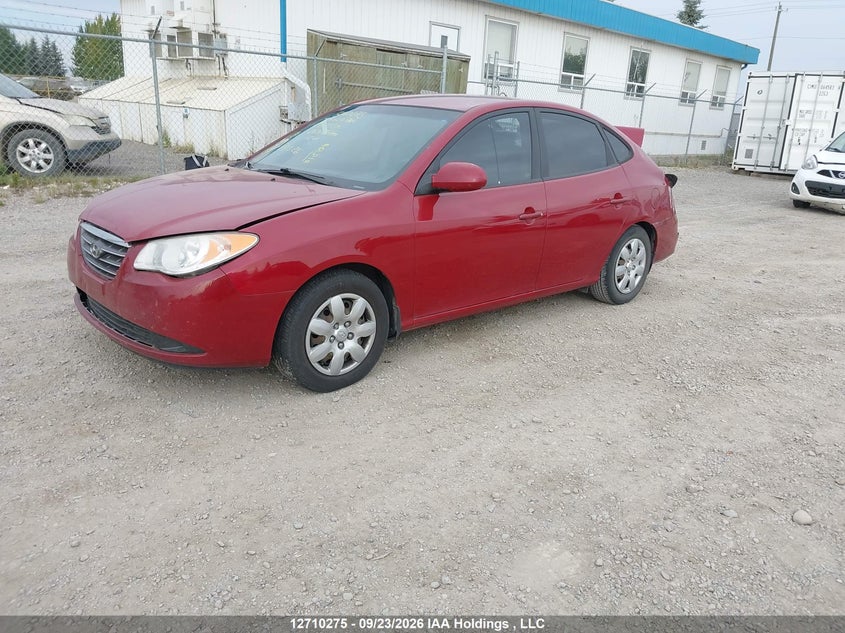 2007 Hyundai Elantra Gl/Gls, Rear, IAAI, VIN KMHDU45D77U117520 — photo 2