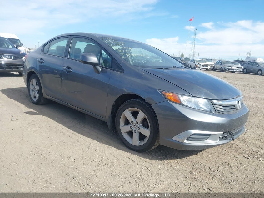 2012 Honda Civic Lx, Left Side, IAAI, VIN 2HGFB2F48CH101038