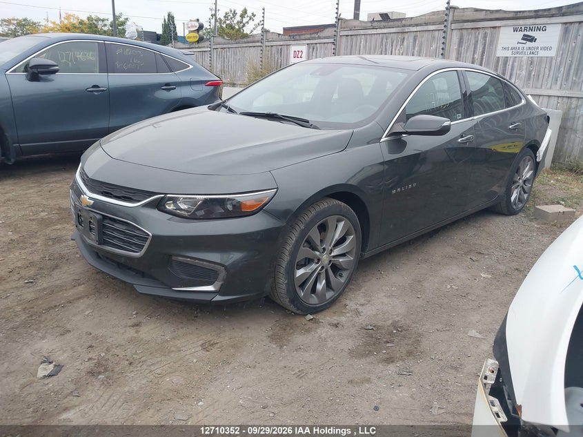 2016 Chevrolet Malibu Premier, Левый зад, IAAI, VIN 1G1ZH5SX4GF344180 — фото 2