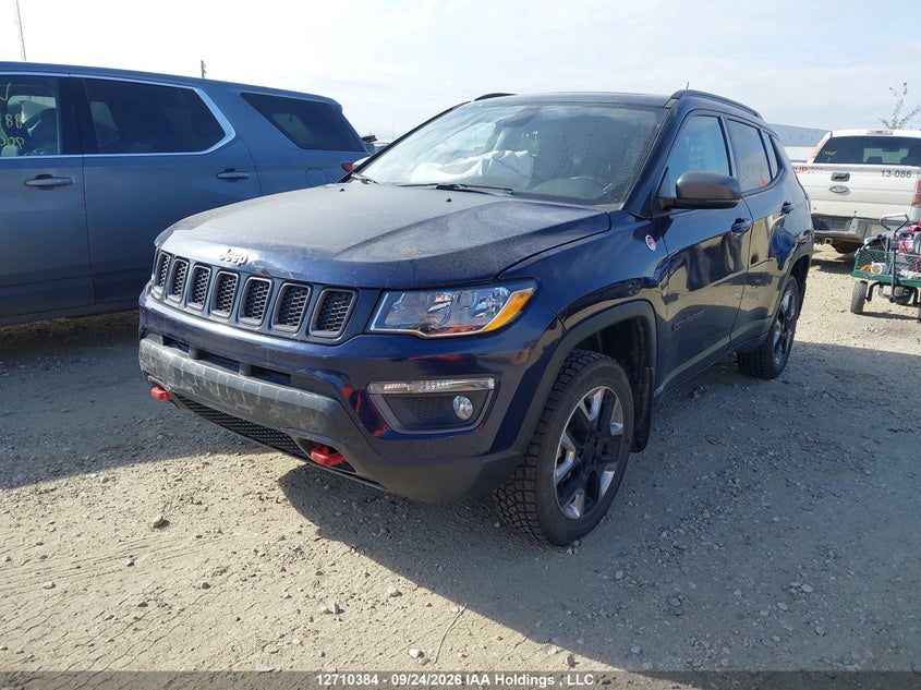 2018 Jeep Compass, Удар спереди, IAAI, VIN 3C4NJDDB9JT278678 — фото 2
