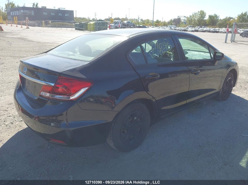 Vin: 2hgfb2f40dh107286, lot: 3116566, honda civic lx 20134
