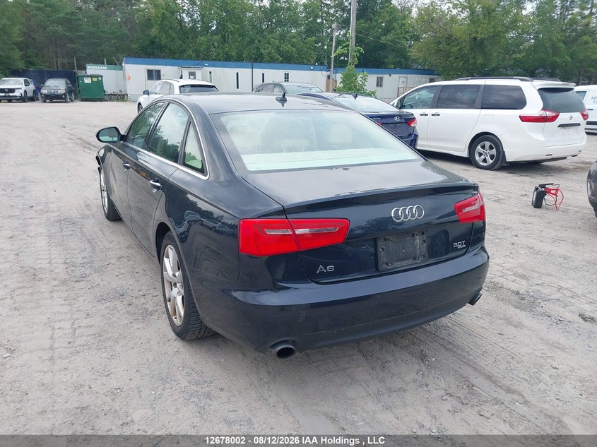 Vin: wauhgcfcxcn078629, lot: 3116595, audi a6 prestige 20123