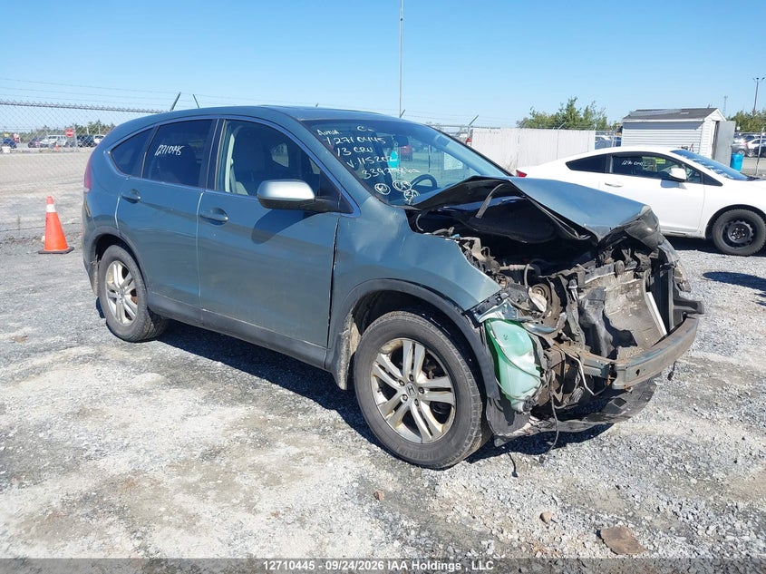 2013 Honda Cr-V Ex, Front, IAAI, VIN 2HKRM4H5XDH115202