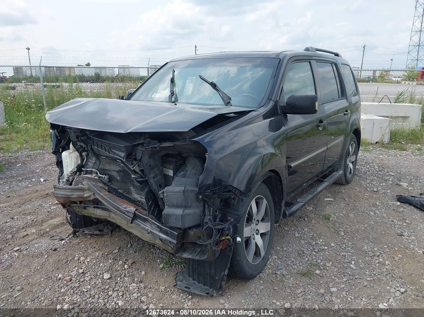 2012 Honda Pilot, Удар спереду, IAAI, VIN 5FNYF4H96CB503498 — фото 2