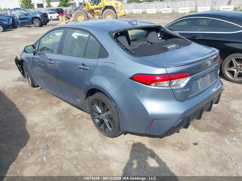 Vin: jtdbdmhe0rj011396, lot: 3116649, toyota corolla hybrid se 20243