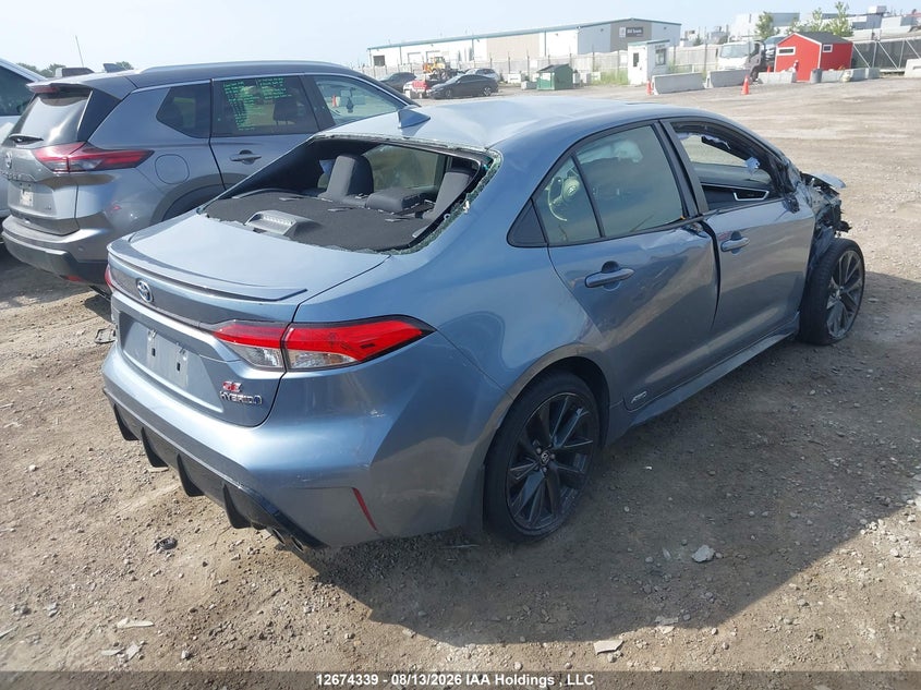 Vin: jtdbdmhe0rj011396, lot: 3116649, toyota corolla hybrid se 20244