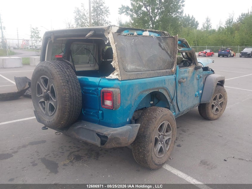 Vin: 1c4gjxag9kw637517, lot: 3116662, jeep wrangler sport 20194