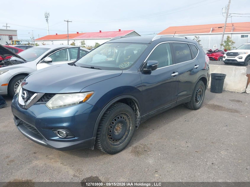 2014 Nissan Rogue, Удар ззаду, IAAI, VIN 5N1AT2MT1EC863435 — фото 2