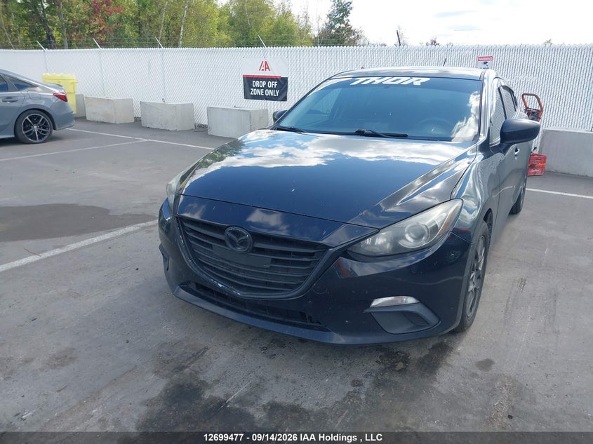 Vin: 3mzbm1k75gm250643, lot: 3116748, mazda mazda3 gx 20162