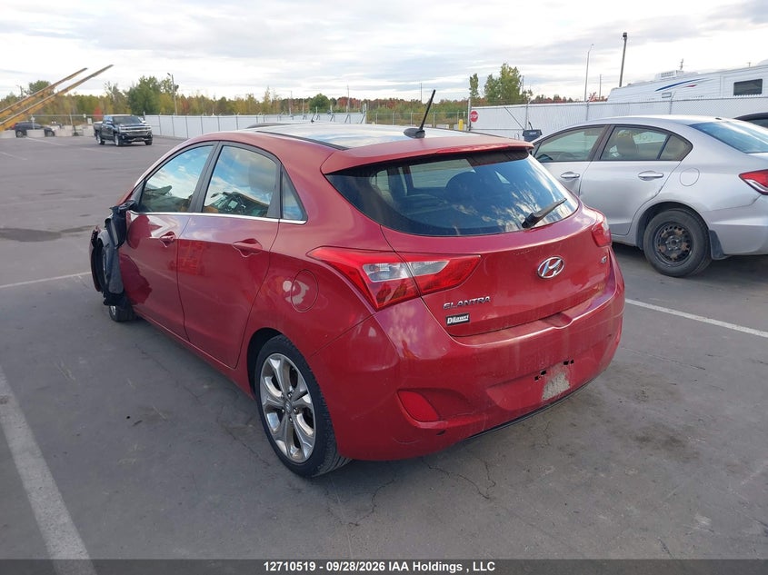 Vin: kmhd35le8du154348, lot: 3116756, hyundai elantra gt 20133