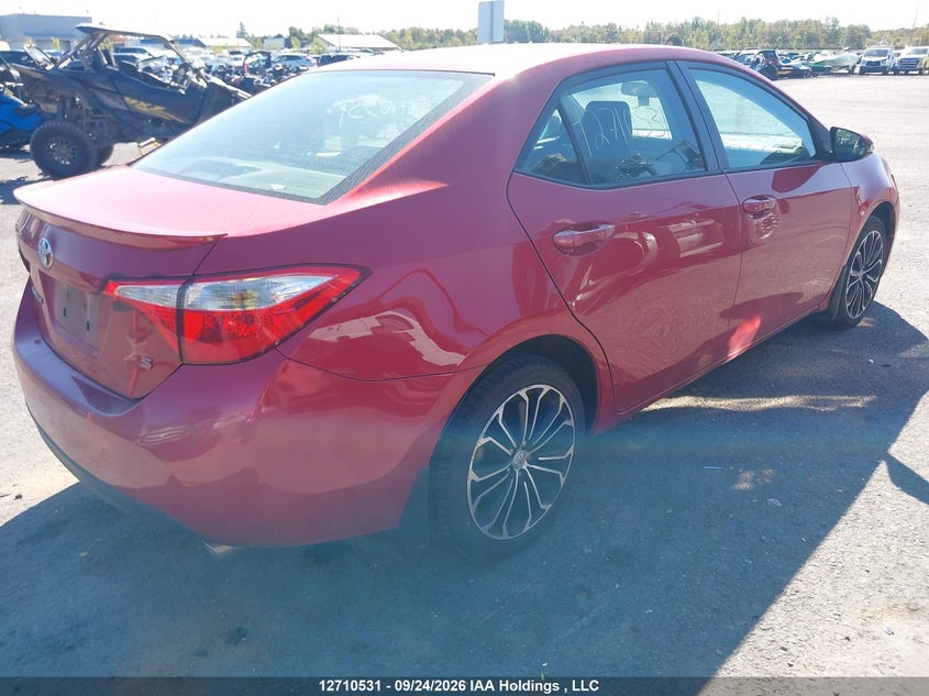 Vin: 2t1burhe6ec094027, lot: 3116768, toyota corolla s 20144