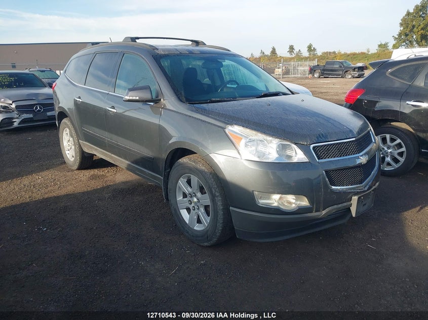 2010 Chevrolet Traverse Lt, Удар спереди, IAAI, VIN 1GNLRFED9AJ201321