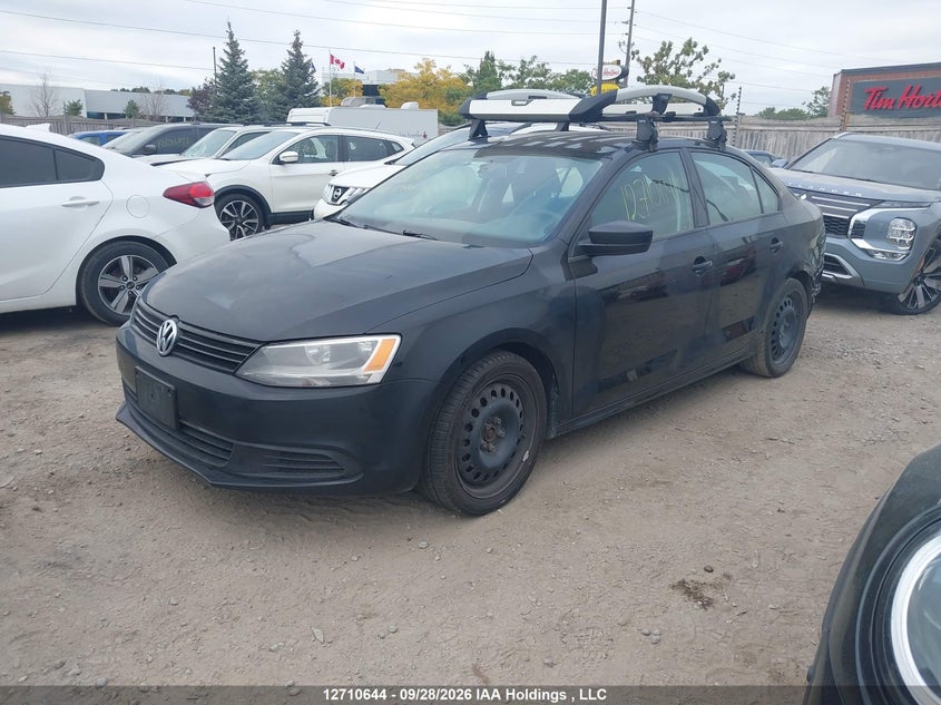 2013 Volkswagen Jetta S, Rear, IAAI, VIN 3VW2K7AJ4DM284140 — photo 2