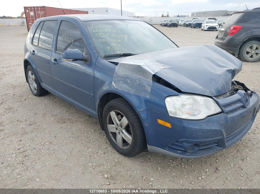 2008 Volkswagen City Golf, Front, IAAI, VIN 9BWEL61J184026298