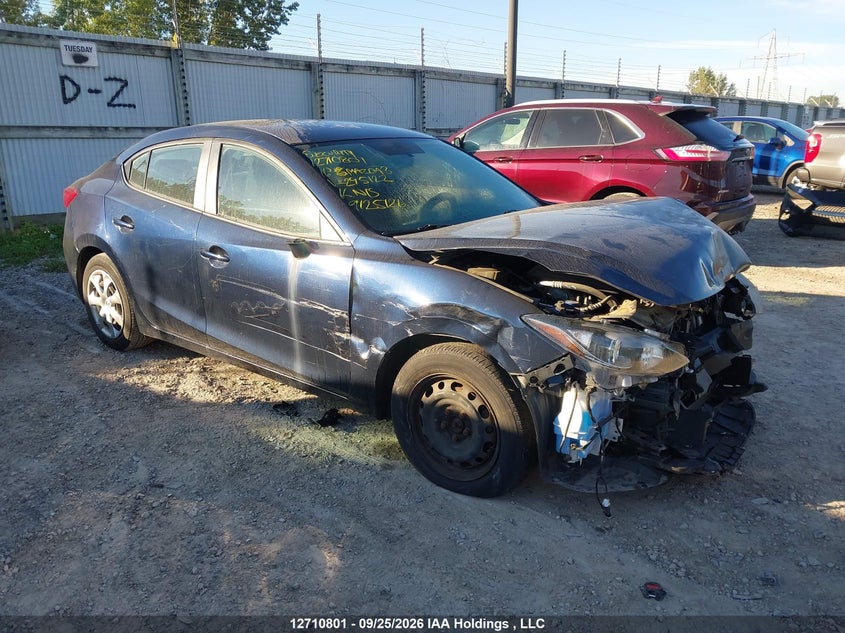 Vin: 3mzbm1u78gm295122, lot: 3117051, mazda mazda3 g/gx 20161