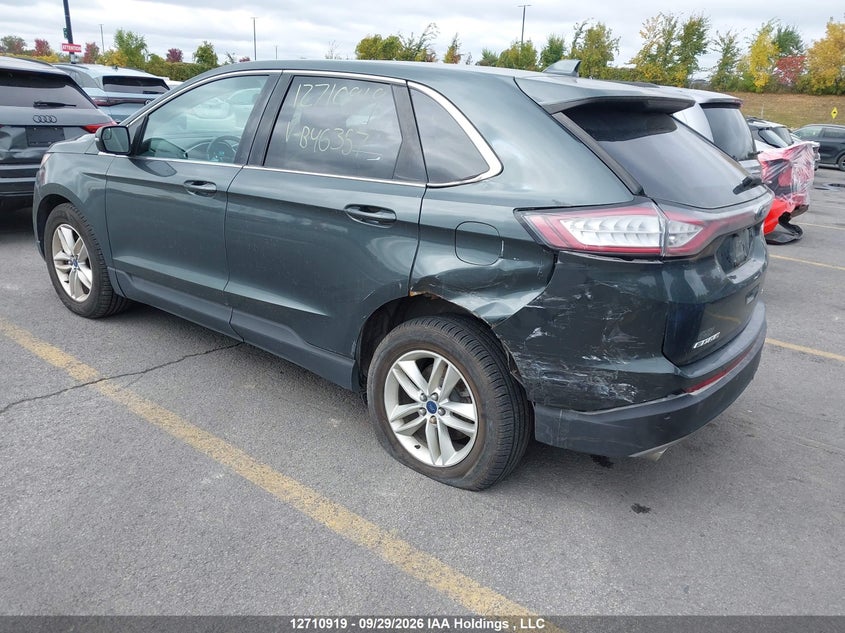 Vin: 2fmtk4j84fbb46357, lot: 3117173, ford edge sel 20153