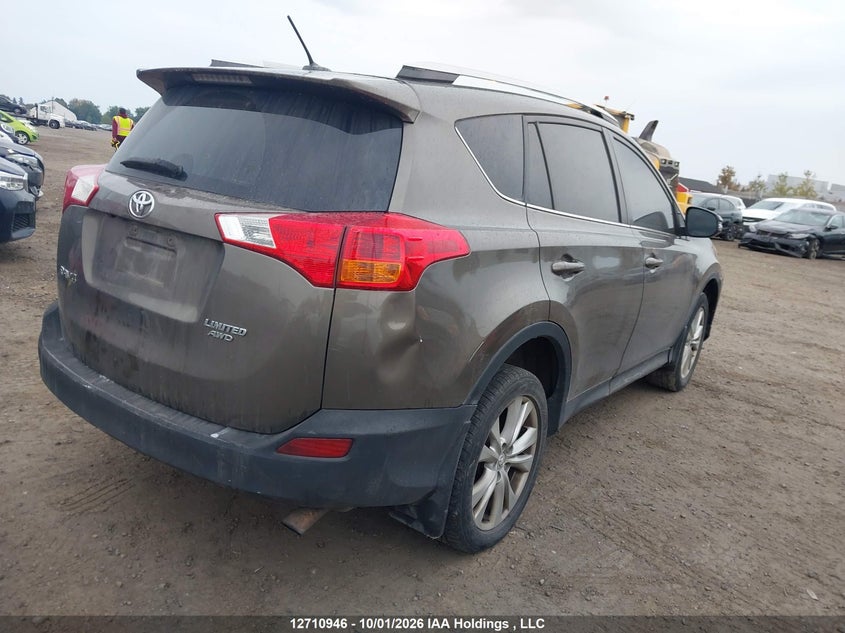 Vin: 2t3dfrev3dw100278, lot: 3117200, toyota rav4 limited 20134